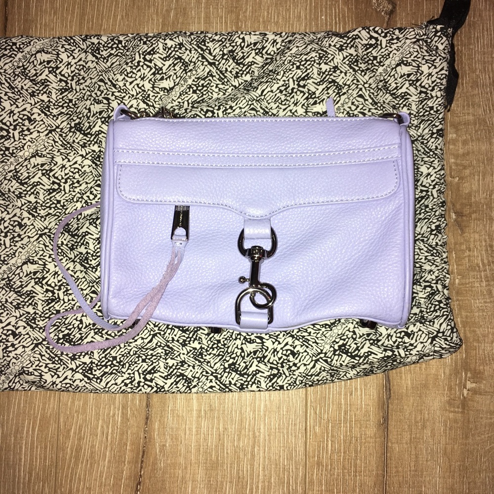 Rebecca Minkoff Purple Small Crossbody, With Dust Bag Gem